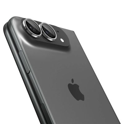 3. Szkło hartowane na aprat Spigen Optik Pro Glas.tR EZ Fit 2-Pack na iPhone Duo - białe
