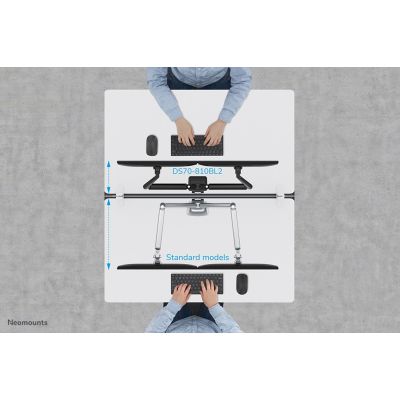12. Neomounts DS70-810BL2 uchwyt / stojak do monitorów 81,3 cm (32") Biurko Czarny