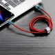 12. Kabel Baseus Cafule USB-A / USB-C QC 3.0 3A 1 m - czerwony
