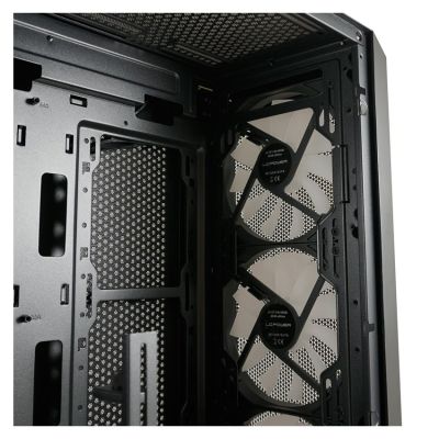 19. LC-Power Gaming 804B - Midi Tower - obudowa PC - ATX - micro ATX - Mini-ITX - Metal - Plastik - Szkło hartowane - 16 cm