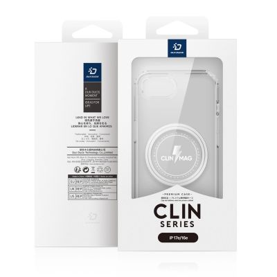 4. Etui Dux Ducis Clin Mag na iPhone 16e / 17e kompatybilne z MagSafe - czarne