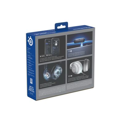 17. Słuchawki Steelseries Arctis Nova 3P Wireless for Playstation, białe