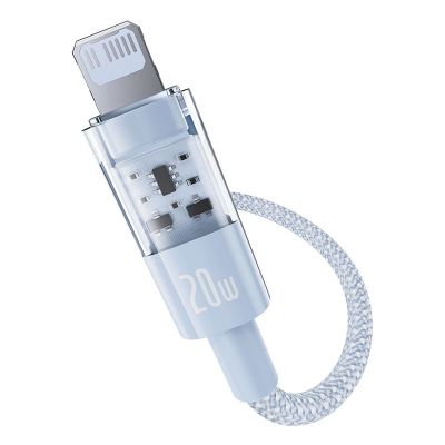 2. Kabel Baseus Gem USB C-IP 20W 2m (niebieski)