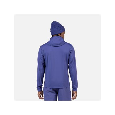3. Bluza męska ROSSIGNOL Mid Layer Stretch Hoodie niebieska