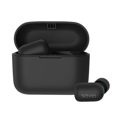 2. SAVIO BEZPRZEWODOWE SŁUCHAWKI BLUETOOTH 5.1 IPX5 TWS-09