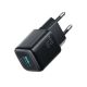 2. Ładowarka sieciowa Joyroom JR-TG7 33W USB-A + USB-C z kablem 30W USB-C - Lightning 1m - czarna