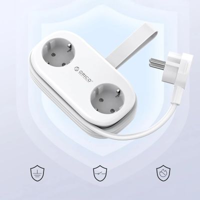 4. Listwa zasilająca Orico AP3 20W GaN 5w1 2x AC + 2x USB-A + 1x USB-C - biała