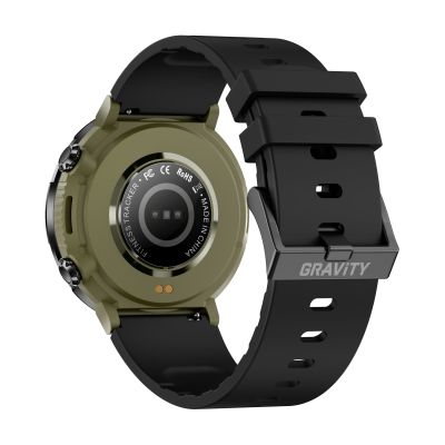 7. Smartwatch Gravity GT21-7 + Czarny Pasek Silikonowy