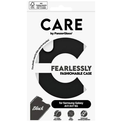 4. Etui CARE by PanzerGlass Fearlessly Fashionable na Samsung Galaxy M17 5G / A17 / A17 5G - czarne