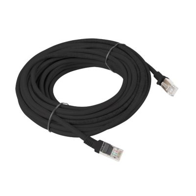 2. Patchcord UTP Lanberg PCU6-10CC-1000-BK (RJ45 - RJ45 ; 10m; UTP; kat. 6; kolor czarny)