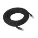 2. Patchcord UTP Lanberg PCU6-10CC-1000-BK (RJ45 - RJ45 ; 10m; UTP; kat. 6; kolor czarny)