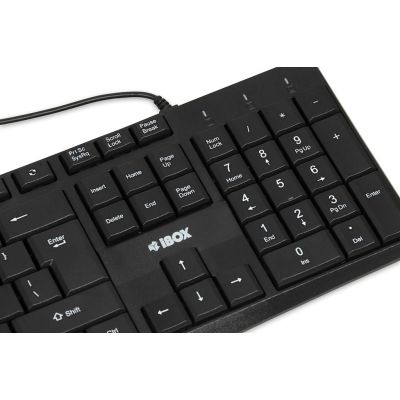 5. IBOX KLAWIATURA PRZEWODOWA ERIS, BLACK