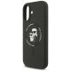 6. Etui Karl Lagerfeld Silicone Karl&Choupette Ring MagSafe na iPhone 17 - czarne
