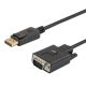 2. SAVIO KABEL DISPLAY PORT DO VGA 1.8M CL-203