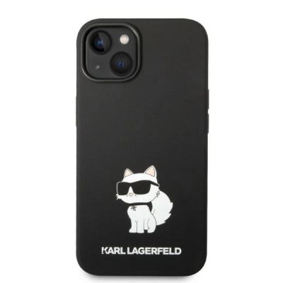3. Etui Karl Lagerfeld Silicone Choupette MagSafe na iPhone 14 Plus - czarne