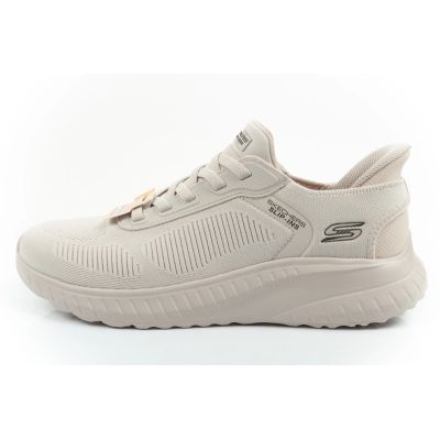 8. Skechers buty sportowe męskie Bobs Squad Chaos SLIP-INS ecru