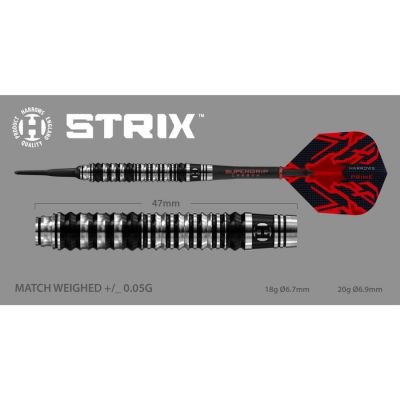 6. Rzutki Harrows Strix 90% Softip