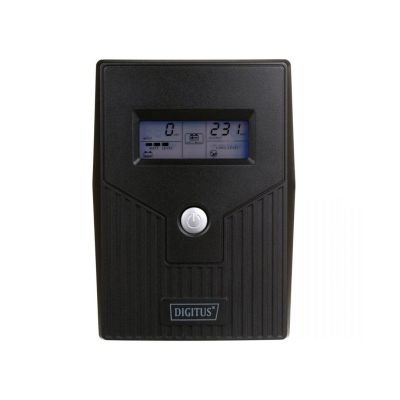 5. DIGITUS UPS LINE-INERACTIVE LCD BASIC ZASILACZ AWARYJNY 600VA/360W DN-170063-LCD-B