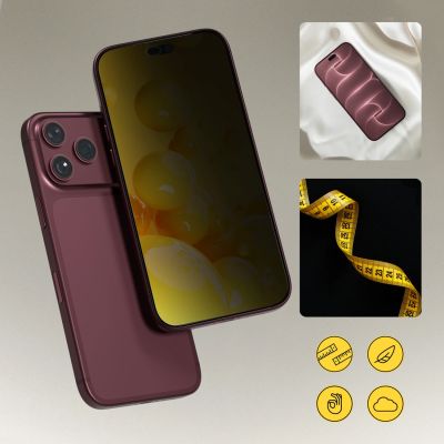 5. Szkło prywatyzujące Wozinsky EasyFit Privacy Glass na iPhone 18 Pro Max - 2 szt.