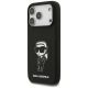 2. Etui Karl Lagerfeld Silicone Karl Sketch & Logo MagSafe na iPhone 17 Pro - czarne