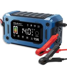 QOLTEC ŁADOWARKA 12V 15A | PROSTOWNIK DO AGM GEL LIFEPO4 | LCD