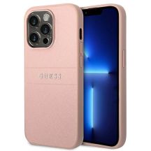 Etui Guess Saffiano Strap na iPhone 14 Pro Max - różowe