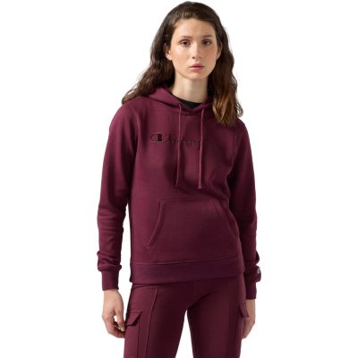 7. Bluza damska Champion Hooded Sweatshirt bordowa 118379 RS522