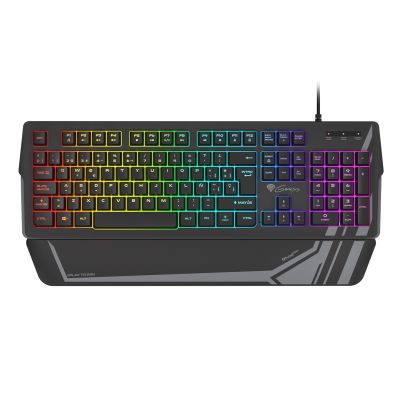 4. KLAWIATURA DLA GRACZY GENESIS RHOD 350 RGB ES PODŚWIETLENIE GAMINGOWA