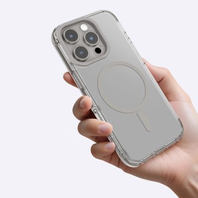 5. Etui silikonowe AMAZINGTHING Omni Mag Case do iPhone 16 Pro - szare