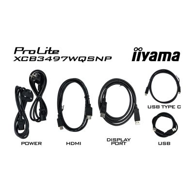 26. Monitor iiyama XCB3497WQSNP-B1 34" - Płaski ekran - 86,4 cm