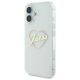2. Etui Guess IML Heart na iPhone 16 plus - przezroczyste