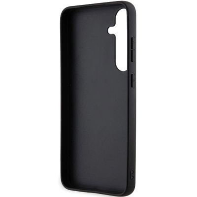 7. Etui Karl Lagerfeld Gripstand Saffiano Karl&Choupette Pins na Samsung Galaxy S24+ - czarne
