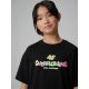 5. T-shirt loose z nadrukiem dziewczęcy 4F 4FJRSS26TTSHF4137-020S