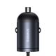 3. Ładowarka samochodowa Baseus Tiny Star 30W z wbudowanym spiralnym kablem USB-C - czarna