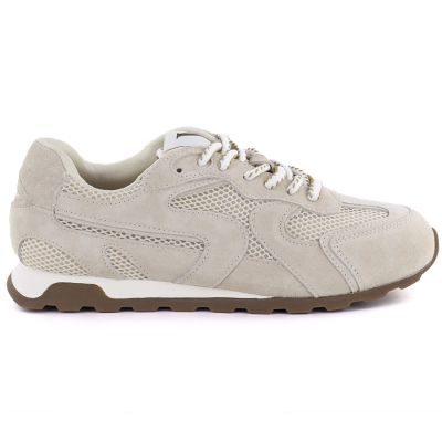 2. Skórzane półbuty damskie zamszowe beżowe Vinceza 86426