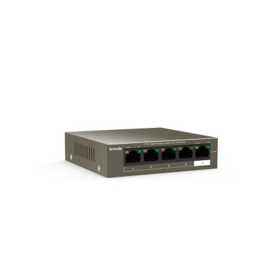 3. Switch PoE Tenda TEG1105P-4-63W (5x 10/100/1000Mbps)