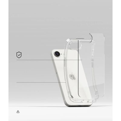 4. Etui Ringke Fusion na iPhone 16e / 17e - przezroczyste