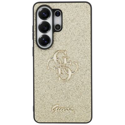 3. Etui Guess Fixed Glitter Big 4G Metal Logo do Samsung Galaxy S26 Ultra - złote