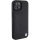 4. Etui BMW MagSafe Leather Hot Stamp na iPhone 15 Plus - czarne