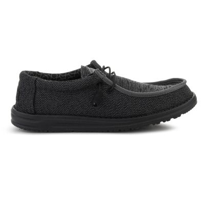 6. HEYDUDE WALLY SOX MICRO TOTAL BLACK 40019-0XJ