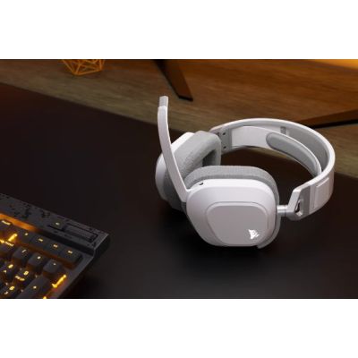 7. Corsair CA-9011296-EU słuchawki/zestaw słuchawkowy Bezprzewodowy Opaska na głowę Gaming Bluetooth Biały