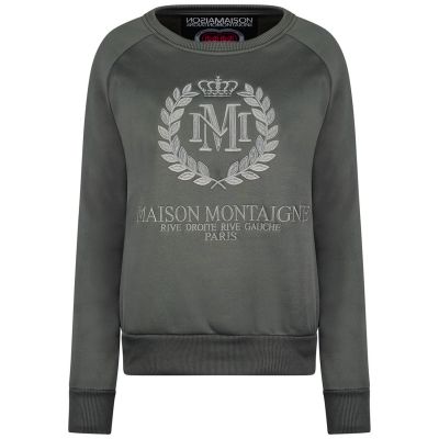 Bluza Maison Montaigne FIMOSAI DGREY MT LADY 016 (RBMWW6410F/MM-GRIS FONCÉ)