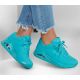 2. Buty sportowe damskie Skechers Uno Stand On Air sneakersy zielone (73690-TURQ)
