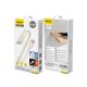 3. Kabel 3w1 Dudao L7SE USB-A - 2x USB-C / Lightning 66W 1.2m - beżowy
