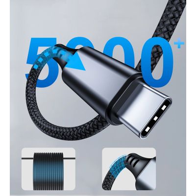 4. Kabel Choetech AUX006 USB-C / mini jack 3.5mm 1 m - czarny