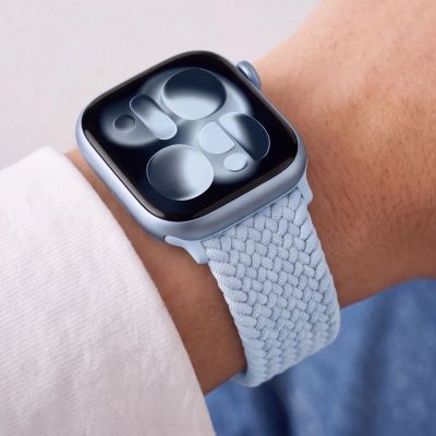12. Pasek Tech-Protect Nylonmag na Apple Watch 4 / 5 / 6 / 7 / 8 / 9 / SE (38 / 40 / 41 mm) - niebieski