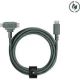 Kabel Native Union Duo (USB-C do USB-C/Lightning), Zielony, USB C, USB C/Lightning, 1.5 m, Męski, Męski
