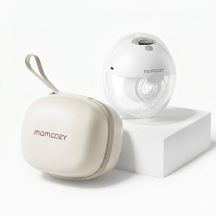 Momcozy M5 Smart Wearable Breast Pump – | Laktator muszlowy | Sterowanie aplikacją, bezprzewodowy, pojedynczy, kolor szary