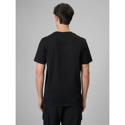 2. T-shirt regular z nadrukiem męski  4F 4FRSS26TTSHM3811-20S