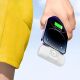 9. Mini powerbank Wozinsky WF16-YCS 5000mAh 15W USB-C z wbudowanym kablem USB-C i ładowarką do Apple Watch - biały